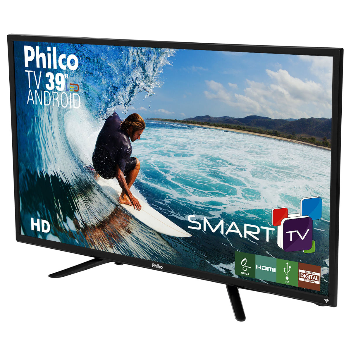 Smart TV Philco Android Led 39” PH39N91DSGWA - Eletroclub