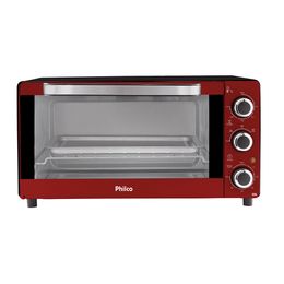 Forno Elétrico Philco 20L Vermelho 1300W