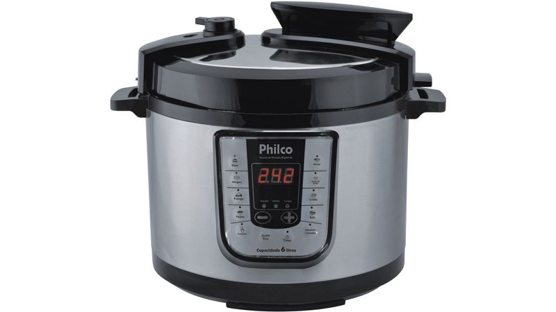 Panela de Pressão Elétrica 6 Litros - Philco Digital em Promoção é no  Buscapé