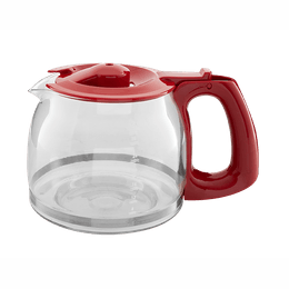 Jarra montada Cafeteira Philco PH31 Inox Vermelha