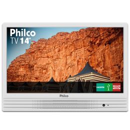 TV Philco PH14E10DB Branca LED - Outlet