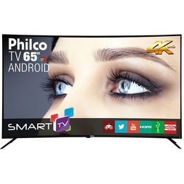 TV Philco 65" 4K Curve PTV65A16SA LED 4K - Outlet