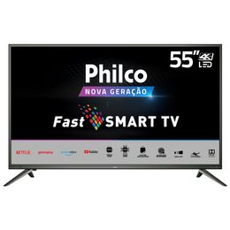 Smart TV Philco 55” PTV55M60SSG 4K LED - Netflix - Outlet