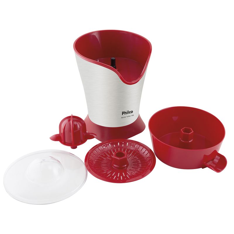 Espremedor-de-Frutas-Philco-Nectar-100-Vermelho-50W