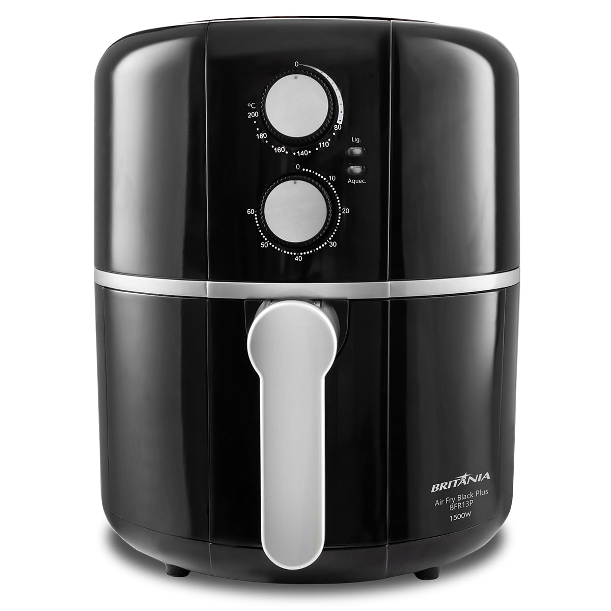 Fritadeira Air Fryer Britânia Black Plus BFR13P 1500W 4.5L - Loja Oficial  Britânia - Eletrodomésticos e Utensílios para Casa