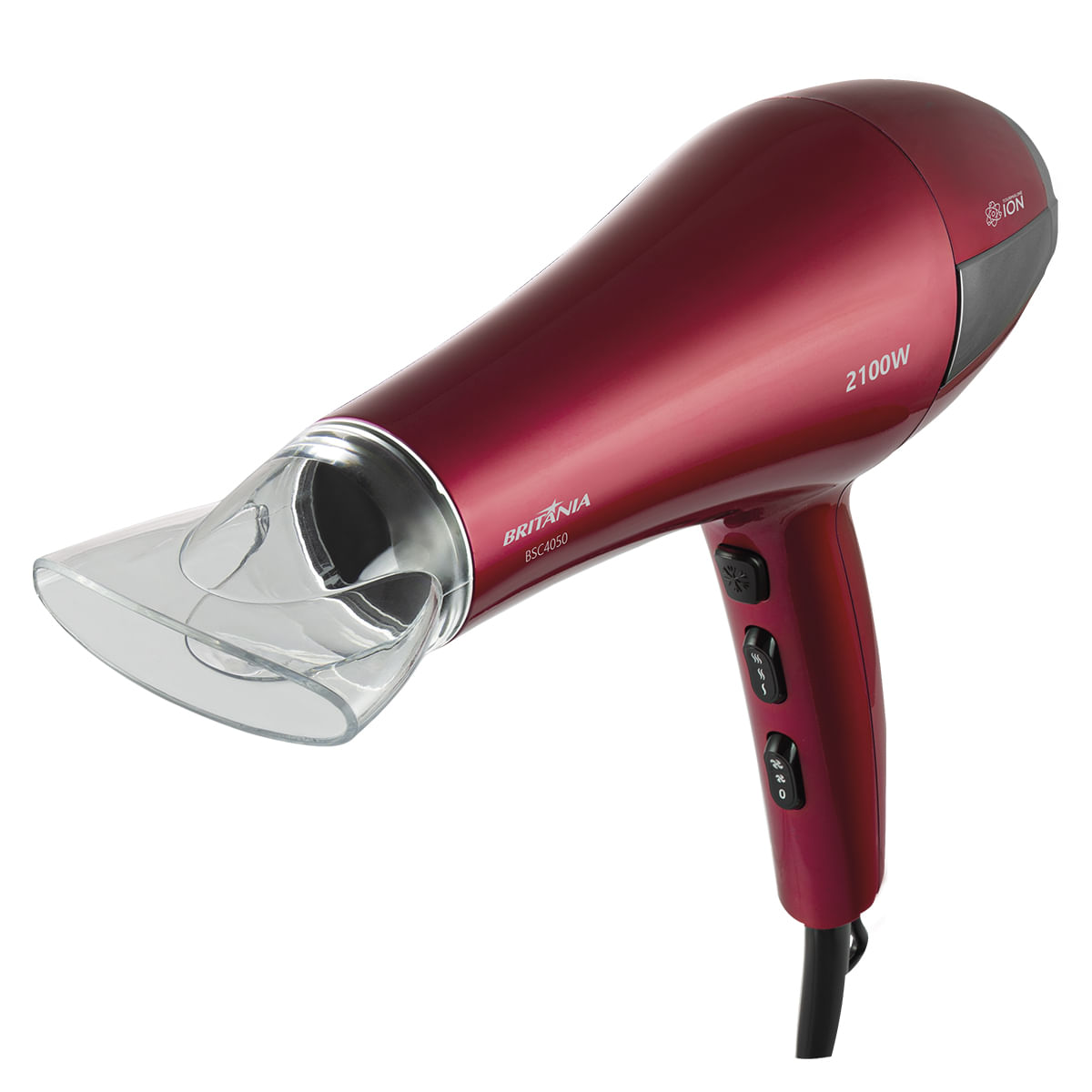 Secador De Cabelo Britânia De Parede Easy Dryer Bsc07b 1500w 127v