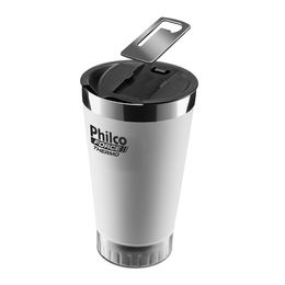 Copo Térmico com Tampa 475ml Philco PTH01B Quente ou Frio