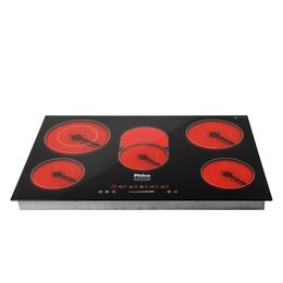 Cooktop Elétrico Philco 5 Queimadores 8400W Volcano PCT55VC 220V