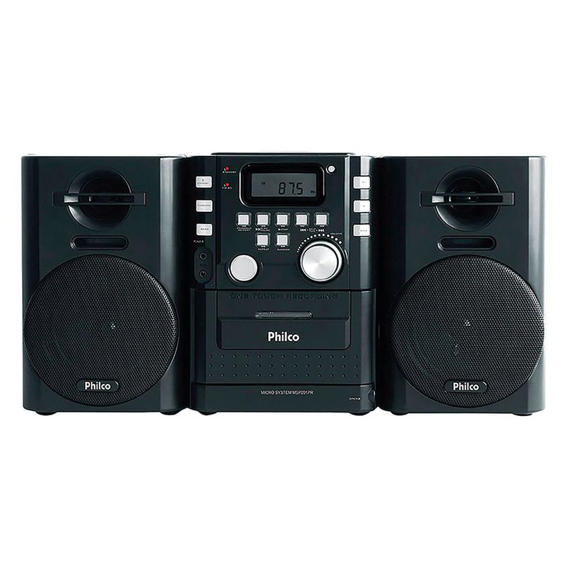 Micro System Philco MSP201Fita Cassete e CD- Outlet - Eletroclub