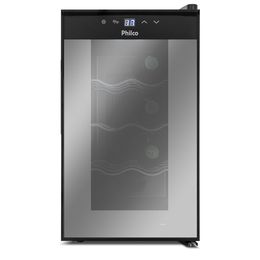 Adega de Vinhos Philco PAD8 8 garrafas Display Eletrônico