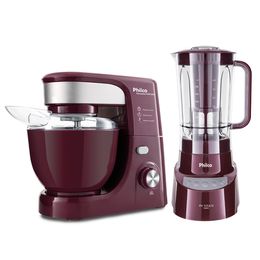 Kit Cozinha Philco Premium Wine Batedeira & Liquidificador - Outlet