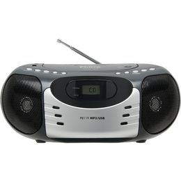 Boombox Philco PB119 Reproduz CD, CD-R, CD-RW, USB-MP3-MP4 - Outlet