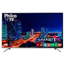 Smart TV Philco 75"  PTV75E30DSWNT 4K LED - Netflix - Outlet