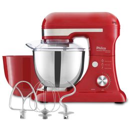 Batedeira  Planetária Philco PBP600V Turbo Inox Double Bowl 800W