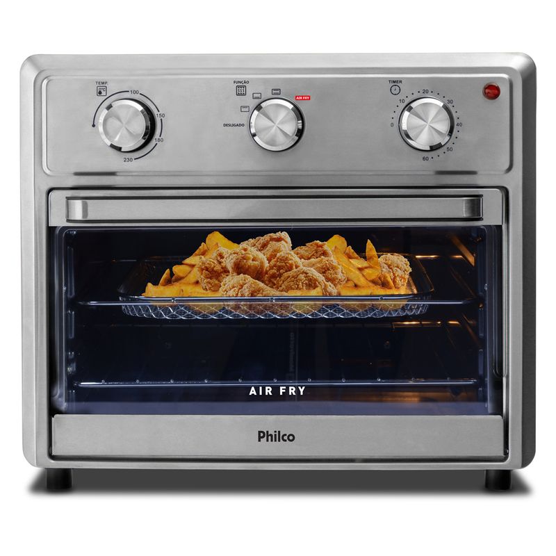 Forno-Eletrico-Philco-PFE25I-Air-Fry-2-em-1-Esmaltado-25L-