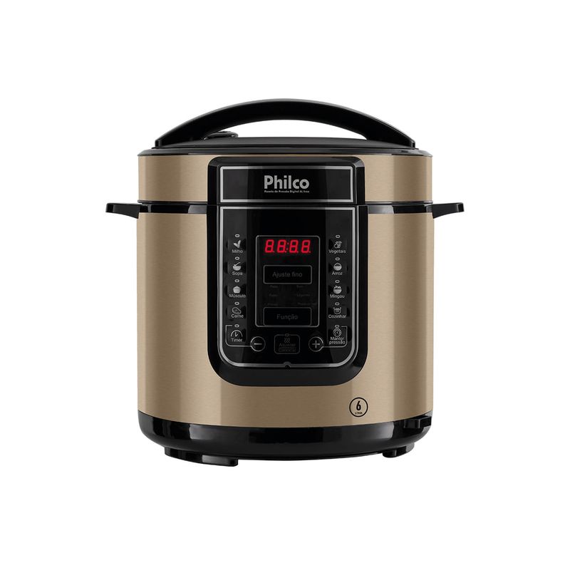 Panela-de-Pressao-Digital-Philco-6L-Inox-Champanhe