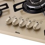 Cooktop-Philco-Cook-Chef-5-TC-Champagne-Tripla-Chama