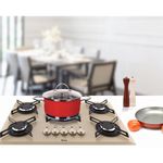 Cooktop-Philco-Cook-Chef-5-TC-Champagne-Tripla-Chama