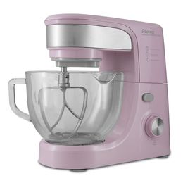 Batedeira Planetária Philco PHP500RS Turbo Glass Rosa 500W - Outlet