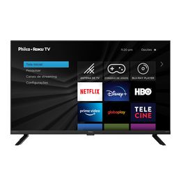 Smart TV 32” Philco Led PTV32RCG70BLH Roku Tv Dolby Audio - Outlet