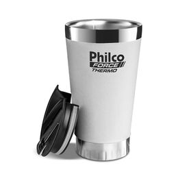 Copo Térmico com Tampa 475ml Philco PTH01B Inox - Outlet