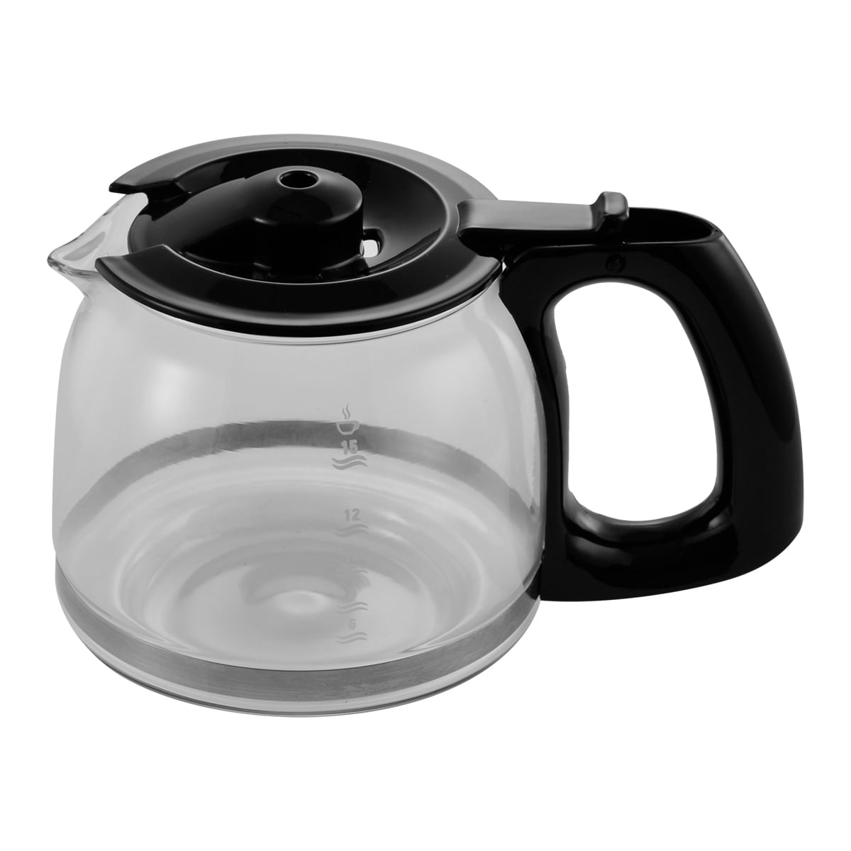 Jarra de Vidro para Café com Medidor - 600ml - CASACOBRE