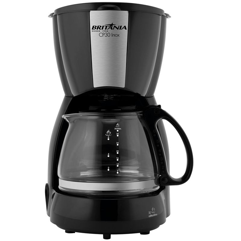 Cafeteira-CP30-Inox-30-Cafezinhos-Preta-Britania