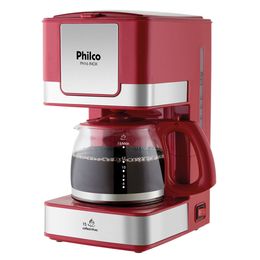 Cafeteira Philco PH16 Inox Vermelho - Outlet