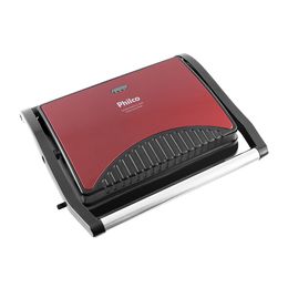 Sanduicheira e Grill Philco Press Inox Red 1200W - Outlet