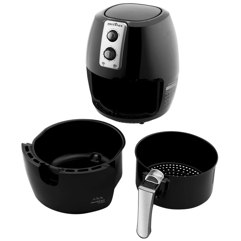 Fritadeira Air Fryer Britânia Pro 2,4L - Outlet - Loja Oficial Britânia ...