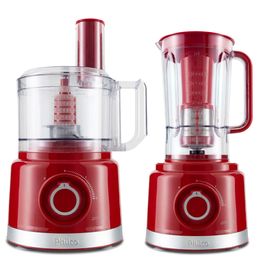 Multiprocessador Philco PMP1550V Pro Turbo 6 em 1 900W  Vermelho - Outlet