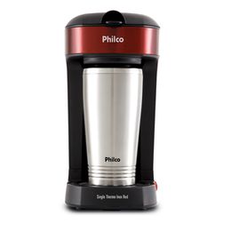 Cafeteira Philco Single Thermo Inox Red PCF21 - Outlet