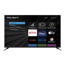 Smart TV 50” Philco 4K PTV50G70R2CBBL Roku TV Led