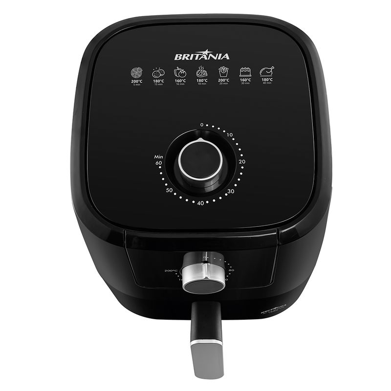 Air Fryer Britânia 3L Revestimento Antiaderente 1300W BFR42P - Eletroclub