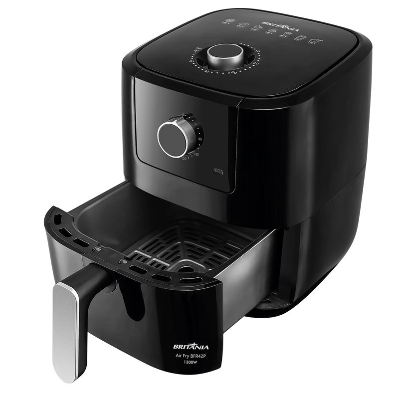 Air Fryer Britânia 3L Revestimento Antiaderente 1300W BFR42P - Saldão ...