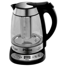 Chaleira Elétrica Philco Control Jarra de Vidro 1,7L