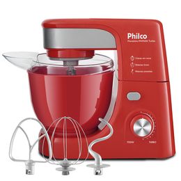 Batedeira Planetária Philco PHP500 Turbo Vermelha 700W - Outlet