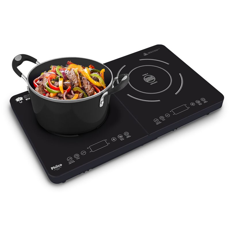 Cooktop-Inducao-Philco-PCT20P-Portatil-2-bocas-8-potencias