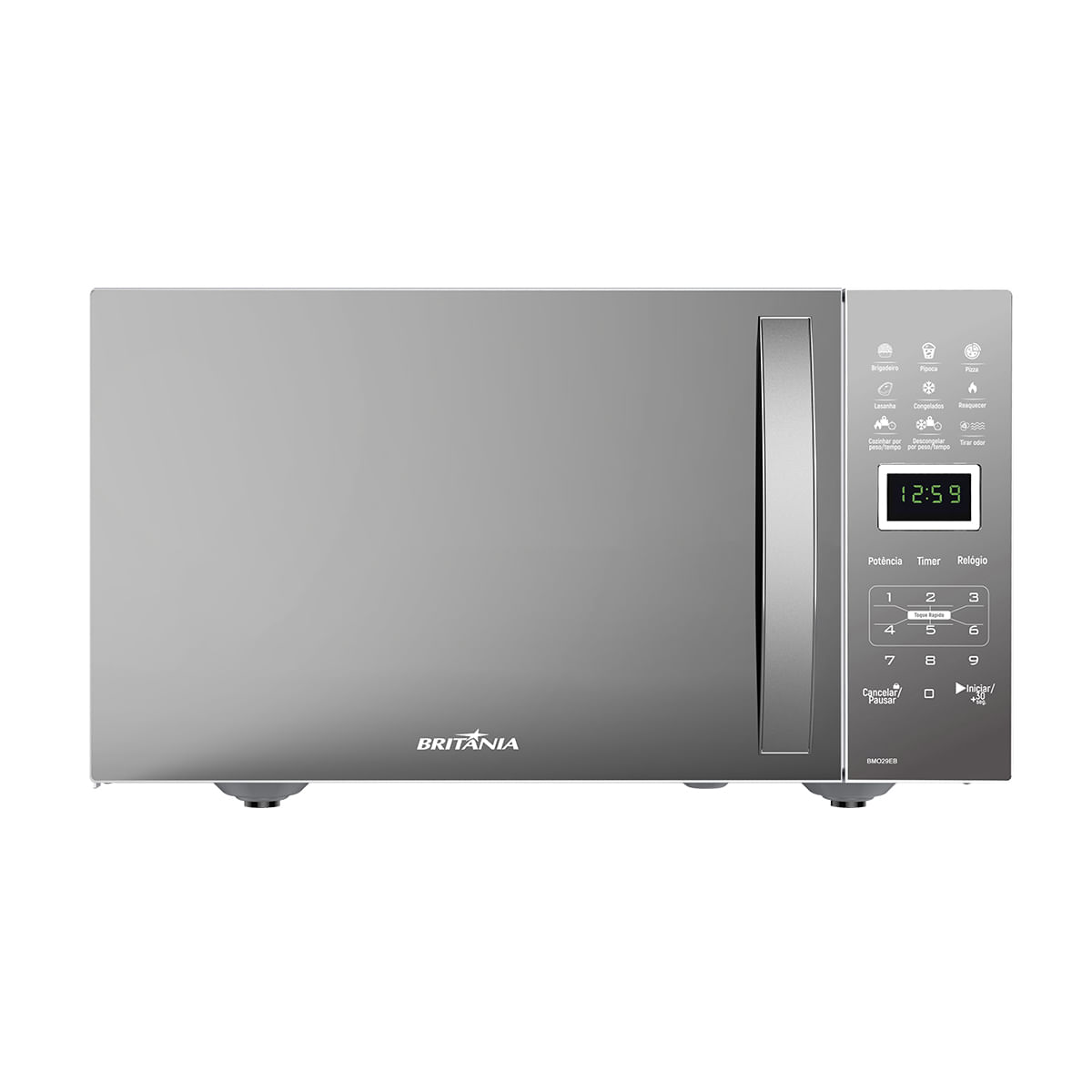 Micro-ondas 28 Litros - Prata - Britânia - Bmo29eb - 220v