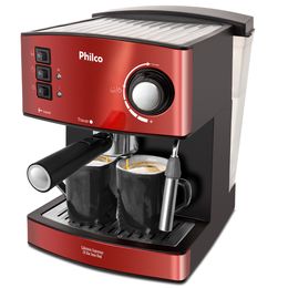 Cafeteira Expresso & Cápsulas Philco PCF24 Inox Red - Outlet