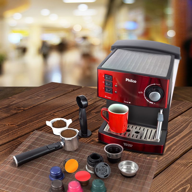 Cafeteira-Philco-PCF24-Expresso---Capsulas-Inox-Red