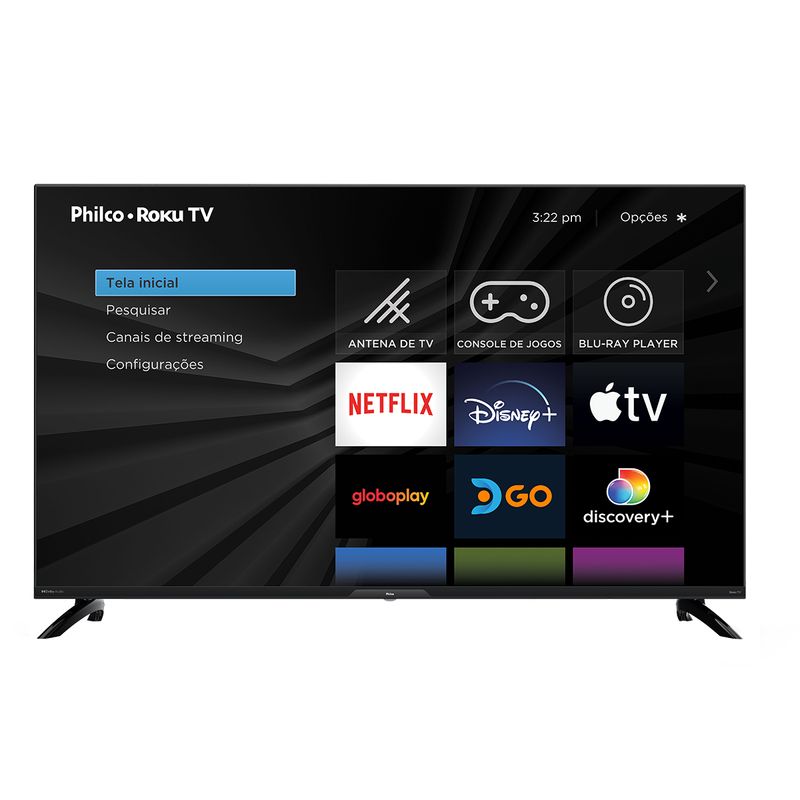 Smart-TV-43”-Philco-4K-PTV43G7ER2CPBL-Roku-