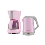 Kit-Cozinha-Britania-BKT88-Cafeteira-Chaleira-Eletrica-Rosa