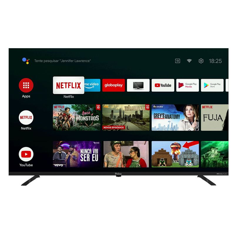 Smart-TV-50”-Philco-4K-PTV50G10AG11SK-Led-Dolby-Audio