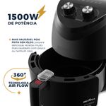 Fritadeira Air Fryer Britânia BFR25P 3,5L 1500W - Loja Oficial