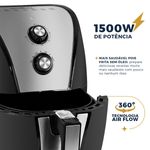 Fritadeira Air Fryer Britânia BFR40PI 5L Antiaderente 1500W - Loja