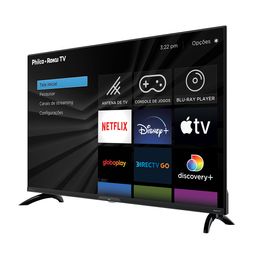 Smart TV 40” Philco Led PTV40G7PR2CSBLF Roku TV Dolby Audio - Outlet