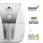 Fritadeira-Air-Fryer-Britania-BFR40BI-Redstone-5L-1500W