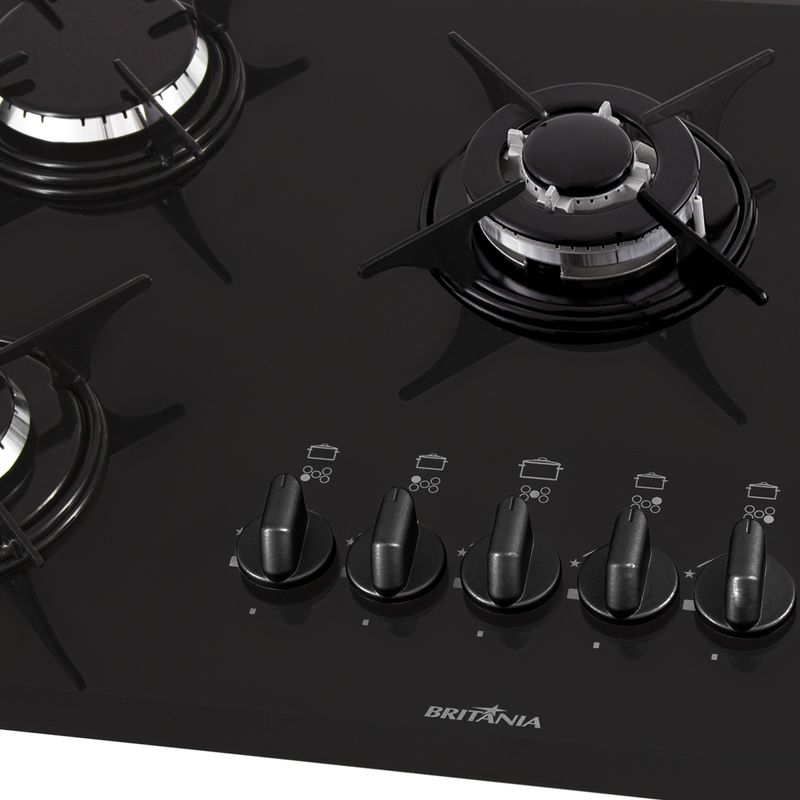 Cooktop-Britania-5-Bocas-Concept-BCT7PTC-Bivolt