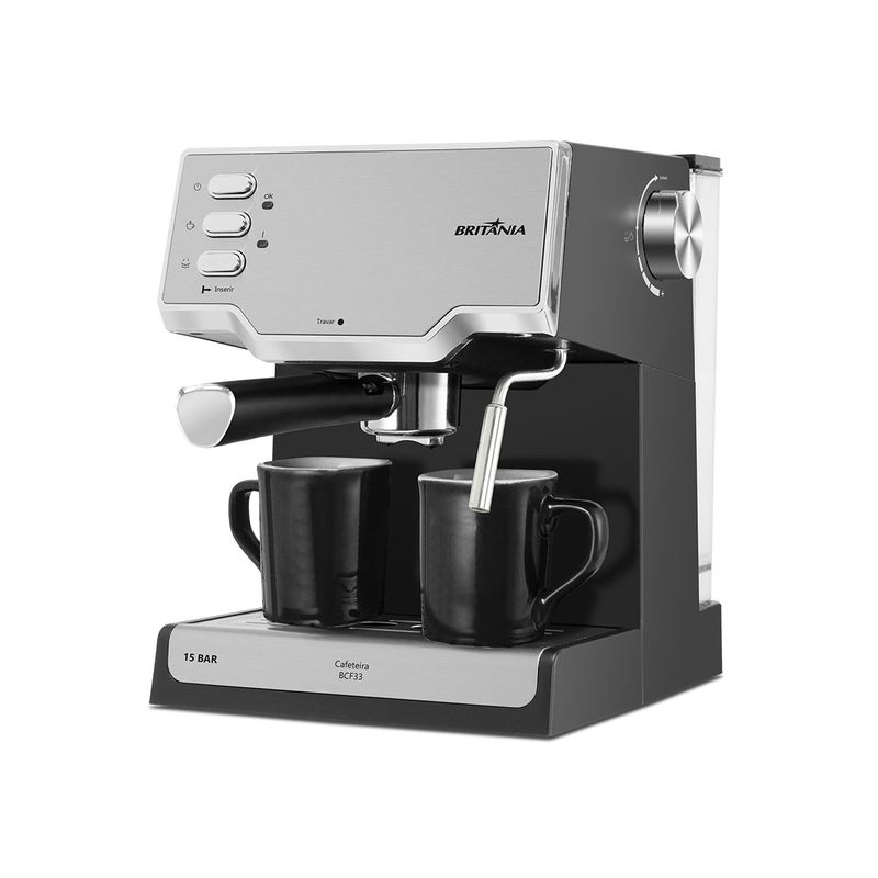 Cafeteira-Espresso-Britania-BCF33-15-Bar-16L-850W